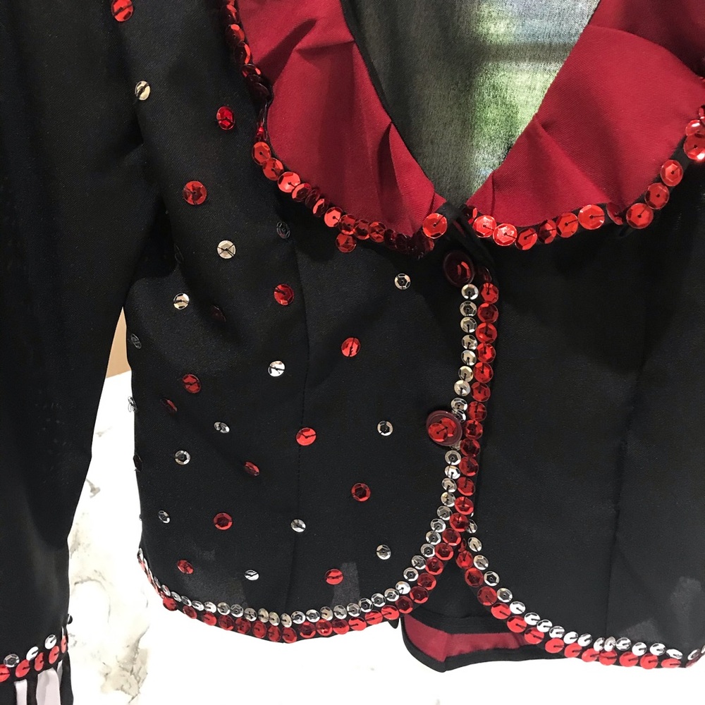 Halloween 3 piece costume.  Jacket, pant, skirt. See photos.